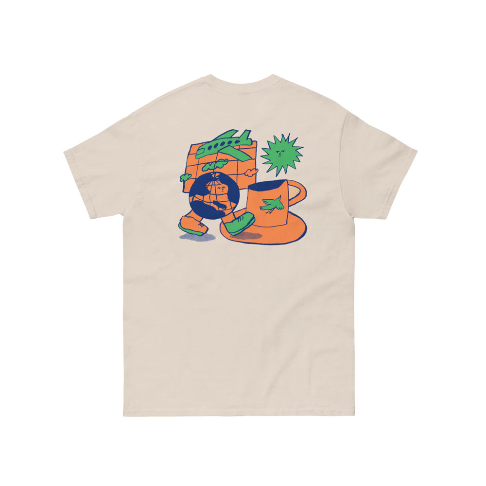 Up Down Left Right T-Shirt - Astralwerks Label Store