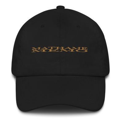 Mathame – MEMO Hat Black/Gold