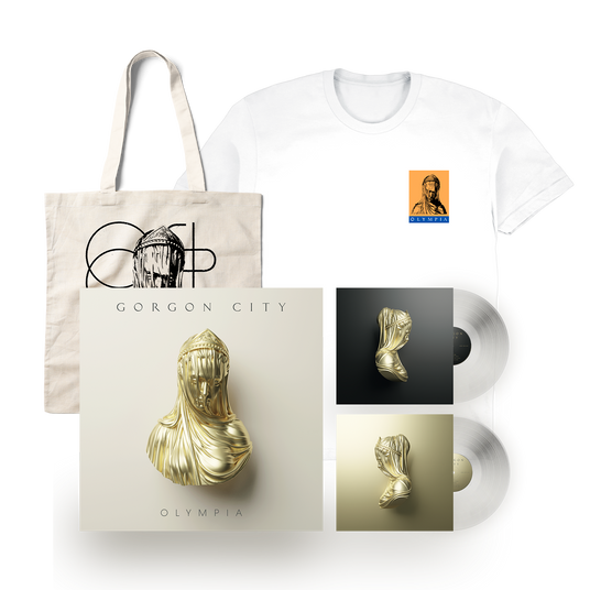 Olympia 2LP, Tote & White T-Shirt