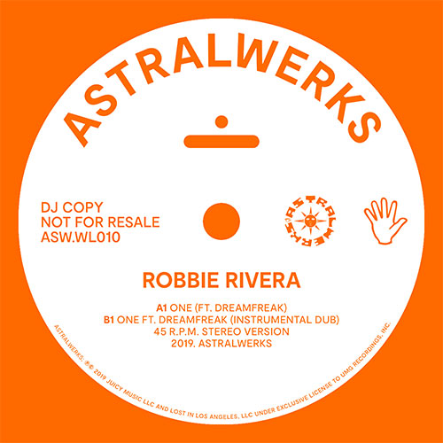 Robbie Rivera: One ft. dreamfreak - Digital Single