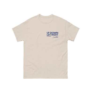 UP DOWN LEFT RIGHT T-SHIRT front